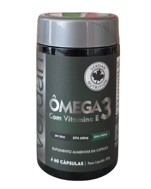 Ômega 3 com Vitamina E (60 Cápsulas)